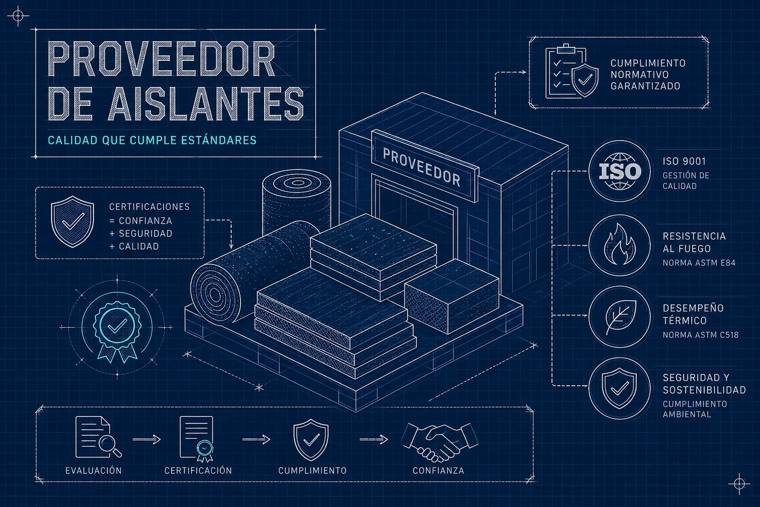 ¿Qué Certificaciones Necesita un Proveedor de Aislantes?